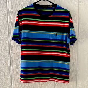 Polo Ralph Lauren Classic Fit Striped Slub Tee medium